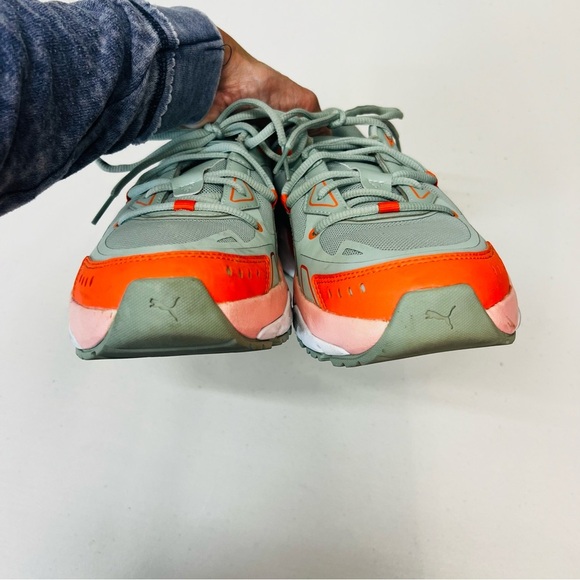 Puma TRC Mira Tech Colorful Green Sneakers Size 10.5 - Picture 8 of 11